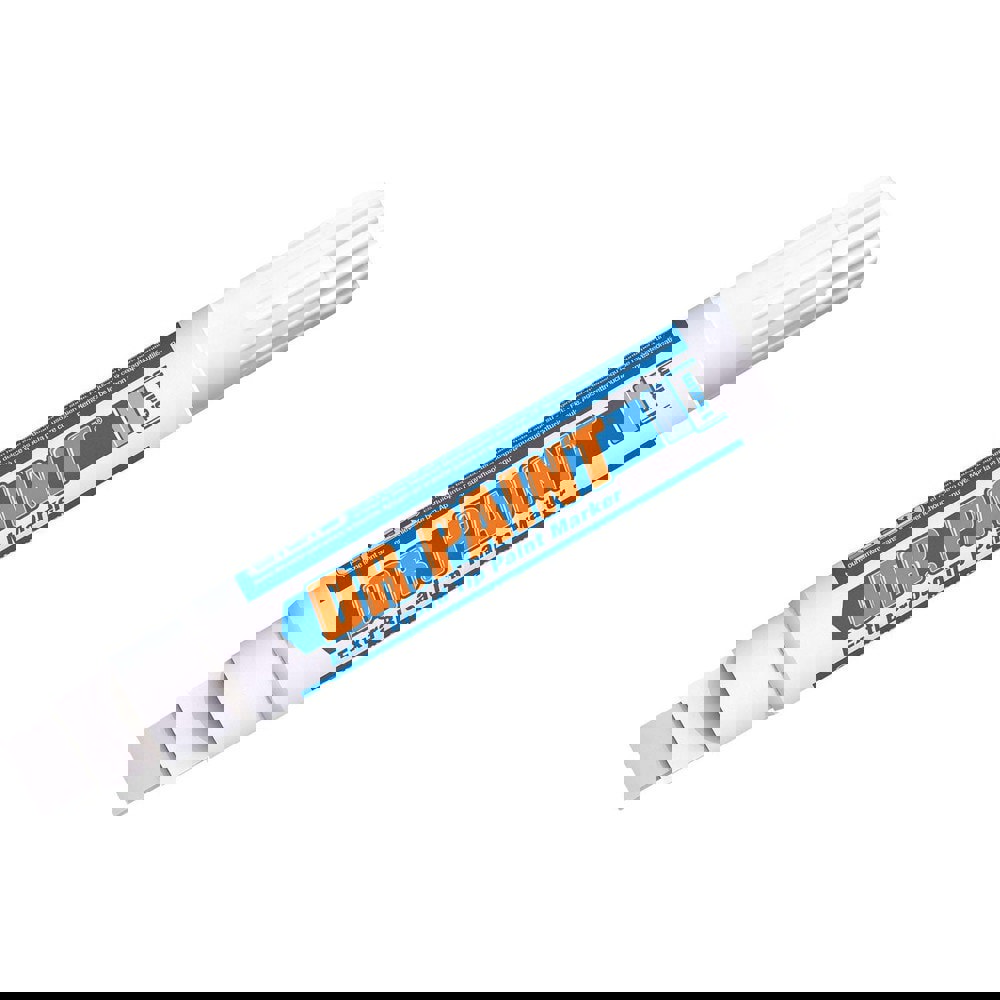 Markers & Paintsticks; Marker Type: Liquid Paint Marker; Tip Shape: Chisel; Color: White; Ink Type: Water Base; Fade Resistant; Water Resistant; Tip Type: Broad; Large; Chisel; For Use On: Posters; Glass; Canvas; Paper; Plastic; Rubber; Stone; Stroke Widt